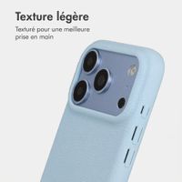 imoshion Coque arrière Texture Apple iPhone 18 Pro / 17 Pro - Bleu clair