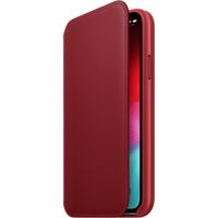 Apple Étui de télephone portefeuille Leather Folio Apple iPhone X / Xs - Rouge