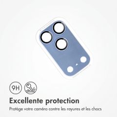 imoshion Protection Caméra en verre trempé 2 Pack pour l'Apple iPhone 18 Pro Max - Light Blue