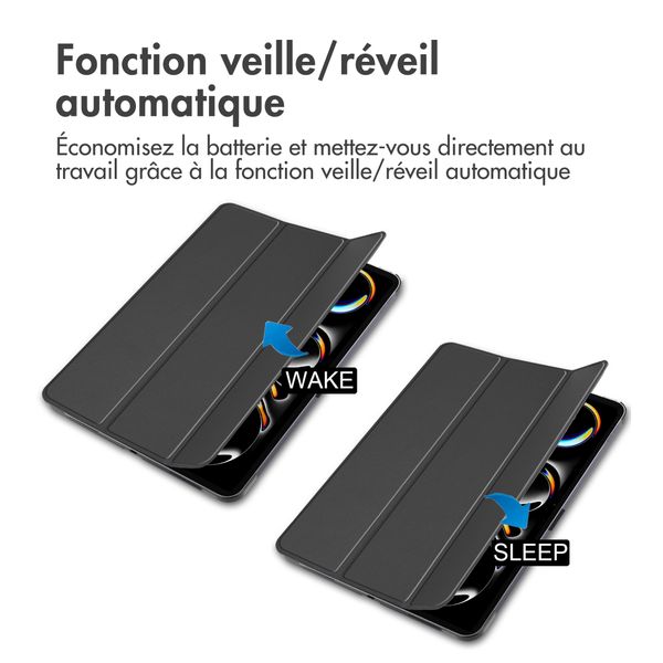 imoshion Coque tablette Trifold Apple iPad Pro 11 (2025) M5 / (2024) M4 - Noir