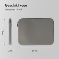 Accezz Housse ordinateur 15-16 pouces - Slate Gray