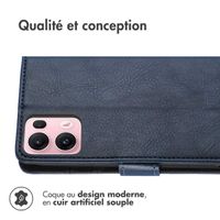 imoshion Étui de télephone portefeuille de luxe Oppo Reno 13 Pro - Bleu foncé