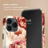 Selencia Coque arrière Vivid Apple iPhone 15 Pro - Vintage Peony