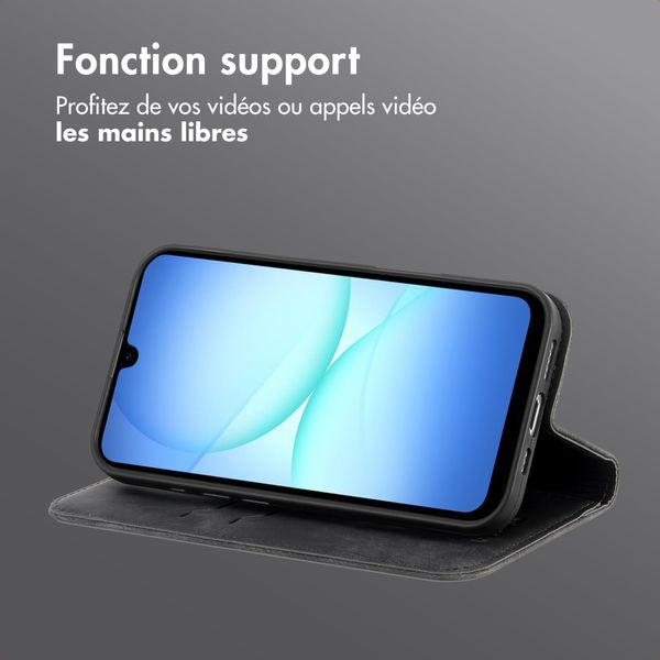 imoshion Étui de téléphone portefeuille Slim Samsung Galaxy A17 (5G) / (4G) - Noir