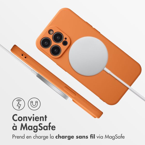 imoshion Coque Couleur avec MagSafe Apple iPhone 13 Pro - Orange