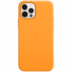 Apple Coque Leather MagSafe Apple iPhone 12 (Pro) - California Poppy