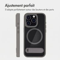Accezz Coque arrière Hold avec MagSafe Apple iPhone 16 Pro - Grey