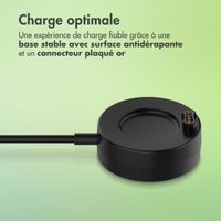 imoshion Station de charge Garmin Watch | Câble de chargement USB-A - 2 metre - Noir