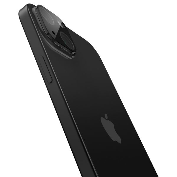 Spigen Optik Lens Protector - Protection complète de la caméra (lot de 2) Apple iPhone 15 / 15 Plus - Black