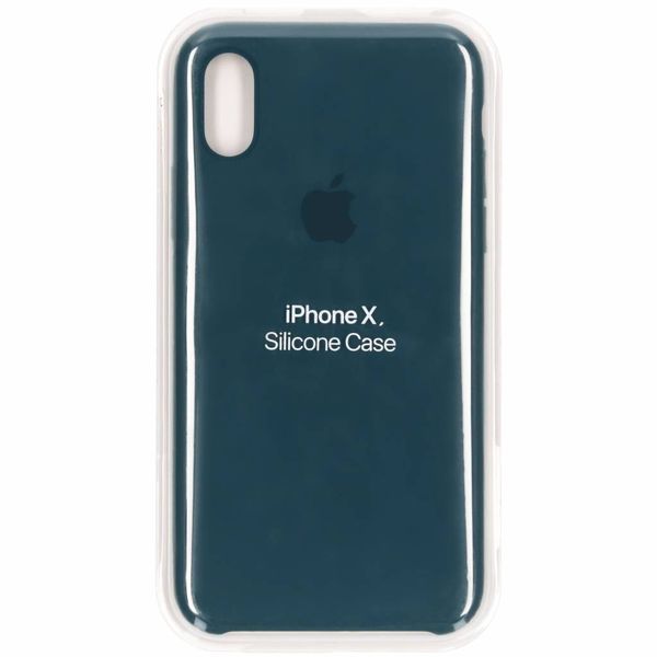 Apple Coque en silicone Apple iPhone X - Cosmos Blue
