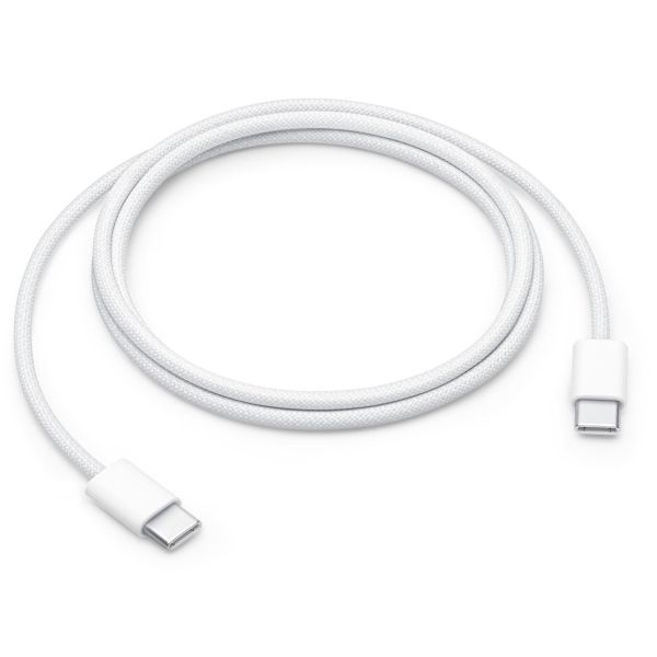 Apple Adaptateur secteur USB-C d'origine 20 watts + câble de recharge USB-C vers USB-C d'origine - 1 mètre - Blanc