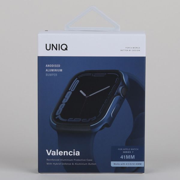 Uniq Coque Valencia Apple Watch - 40 / 41 mm - Cobalt Blue