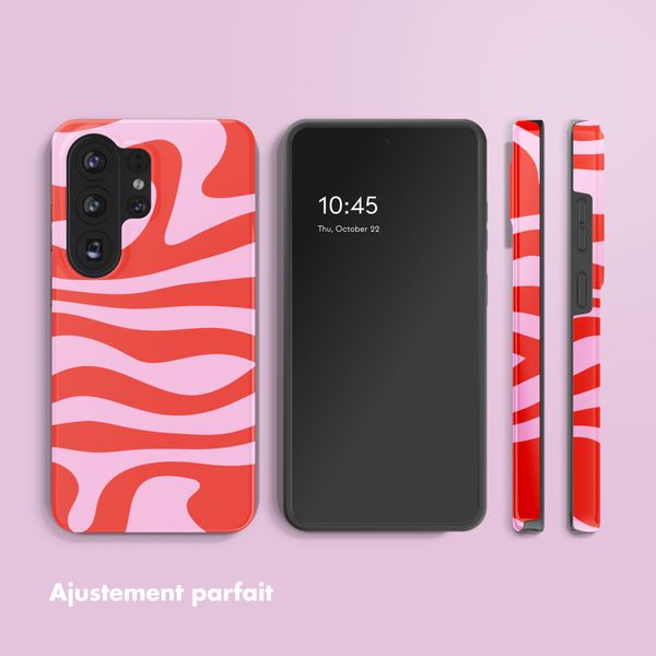 Selencia Coque arrière Vivid Samsung Galaxy S26 Ultra - Dream Swirl Pink