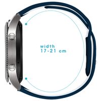 imoshion Bracelet sport silicone Samsung Galaxy Watch 4 / 5 / 6 / 7 / FE (20 mm) - Bleu