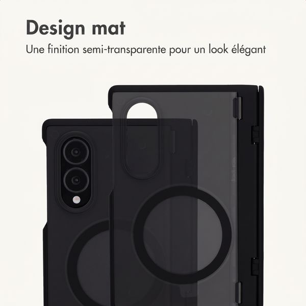 imoshion Frosted Backcover avec MagSafe et support Samsung Galaxy Z Fold 8 - Noir