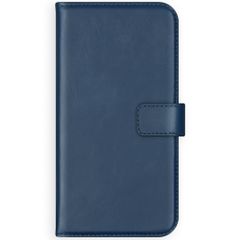 Selencia Étui portefeuille en cuir véritable Samsung Galaxy S20 - Bleu