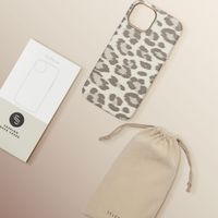Selencia Coque Sabi imprimé panthère avec MagSafe Apple iPhone 14 - Soft Ivory