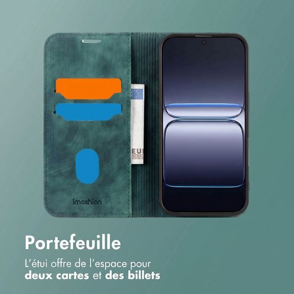 imoshion Étui de téléphone portefeuille Slim OnePlus Nord CE5 - Vert