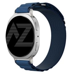 Accezz Bracelet en nylon Alpine Samsung Galaxy Watch 9 (40/44mm) / Watch 8 (40/44mm) / Classic (46mm) - Dark Blue