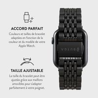 Burga Bracelet acier Apple Watch | 38/40/41/42 mm - Noir
