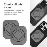 Accezz Support de téléphone EasyLock pour vélo avec coque Apple iPhone 14 Pro - Rotation à 360° - Noir