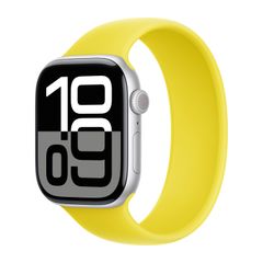 Apple Bracelet Boucle unique en Silicone Apple Watch | 44/45/46/49 mm - Taille 12 - Star Fruit