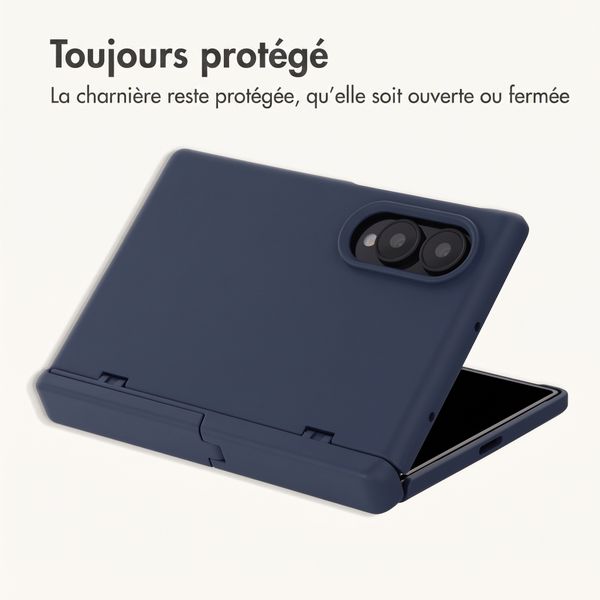 imoshion Color Backcover avec support Samsung Galaxy Z Fold 8 - Bleu foncé