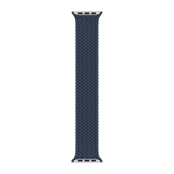 Apple Bracelet Solo tressé Apple Watch | 38/40/41/42 mm - Taille 7 - Abyss Blue