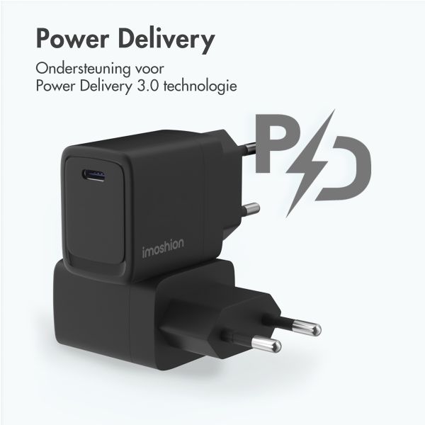 imoshion Adaptateur secteur 20 watts | USB-C - Noir