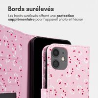imoshion Étui de télephone portefeuille Design Apple iPhone 12 (Pro) - Blush Berries