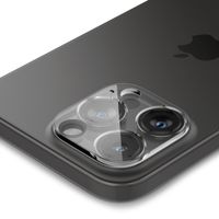 Spigen Optik Lens Protector - Protection complète de la caméra (lot de 2) Apple iPhone 16 Pro / 16 Pro Max / 15 Pro / 15 Pro Max / 14 Pro / 14 Pro Max - Crystal Clear