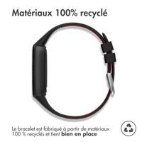 imoshion Bracelet sport silicone Fitbit Luxe - Black / Red