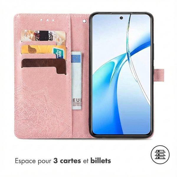 imoshion Etui de télephone Mandala OnePlus Nord CE 4 - Rose Doré