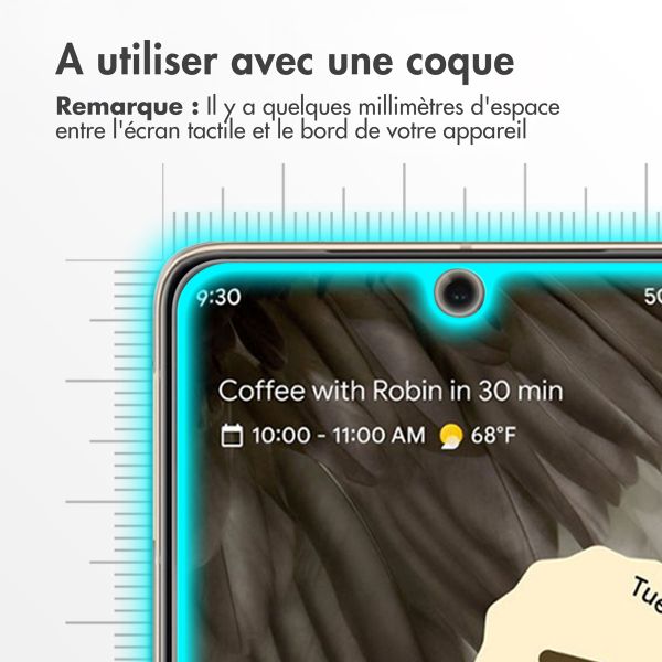 Accezz Protection d'écran en verre trempé 2-pack Google Pixel 8 Pro