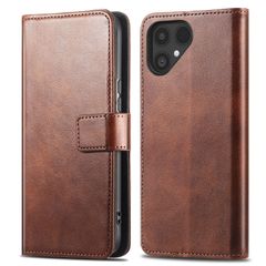 imoshion Étui de télephone portefeuille de luxe Fairphone 6 / 6+ - Marron foncé