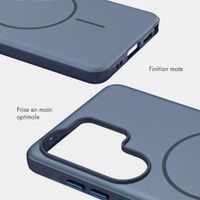 imoshion Coque arrière Color avec Thin MagSafe Ring Samsung Galaxy S26 Ultra - Bleu foncé