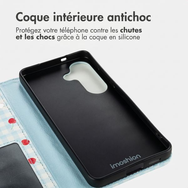 imoshion Étui de télephone portefeuille Design Samsung Galaxy S26 - Cherry Check