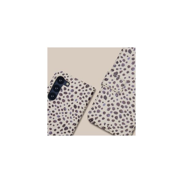 imoshion Étui de télephone portefeuille Design Samsung Galaxy S23 - Black And White Dots