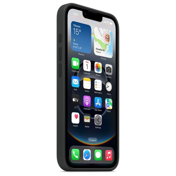 Apple Coque en silicone Apple iPhone 17e / 16e - Noir