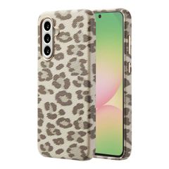 Selencia Coque Sabi imprimé panthère avec MagSafe Samsung Galaxy A56 - Soft Ivory