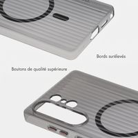 Accezz Coque arrière Lite avec MagSafe | Fluted | Samsung Galaxy S26 Ultra - Noir