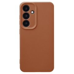 imoshion Coque arrière Texture Samsung Galaxy S25 - Marron