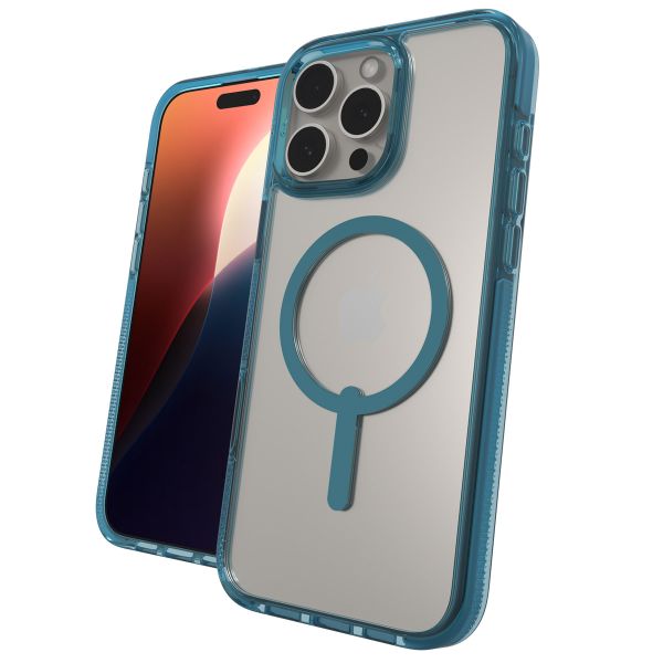 ZAGG Coque Santa Cruz Snap avec MagSafe Apple iPhone 16 Pro Max - Clear / Blue