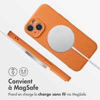 imoshion Coque Couleur avec MagSafe Apple iPhone 15 - Orange