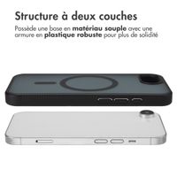 Accezz Coque Givrée Robuste avec MagSafe Apple iPhone 17e / 16e - Noir