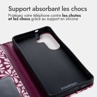 imoshion Étui de télephone portefeuille Design Samsung Galaxy S26 FE - Bloom Love Blush