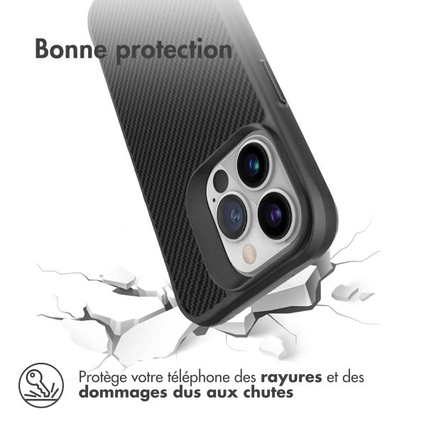 imoshion Rugged Hybrid Carbon Case Apple iPhone 13 Pro - Noir