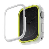 Uniq Coque Moduo avec lunette Apple Watch - 44 / 45 mm - Frost (Lime/White)
