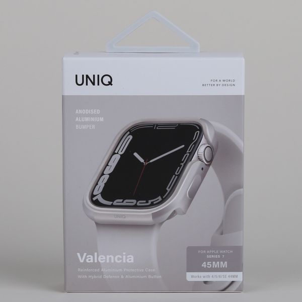 Uniq Coque Valencia Apple Watch - 44 / 45 mm - Starlight