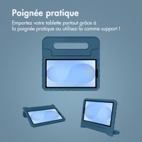imoshion Coque kidsproof avec poignée Samsung Galaxy Tab A11 / A9 8.7 pouces - Bleu foncé
